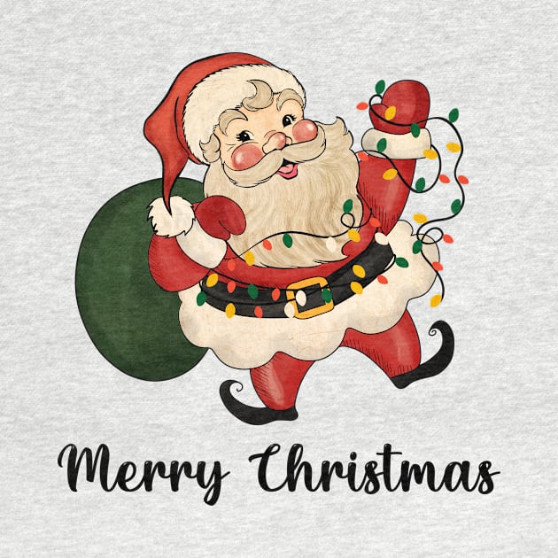 Merry Christmas, Vintage Santa by Bam-the-25th